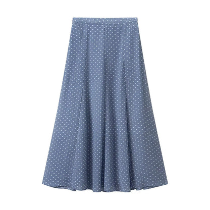 Conjunto KONDALA Dos Piezas – Estilo Retro Navideño y Lunares Vintage