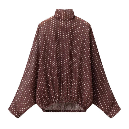 Conjunto KONDALA Dos Piezas – Estilo Retro Navideño y Lunares Vintage